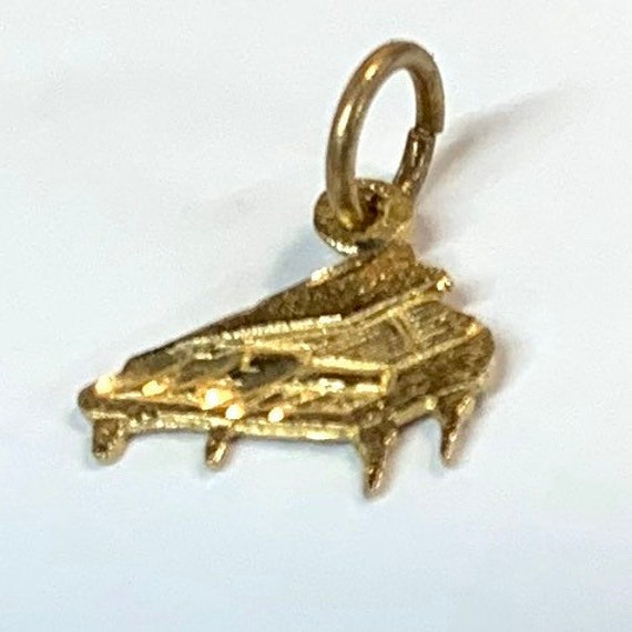 14kt Piano Charm Gold - image 3