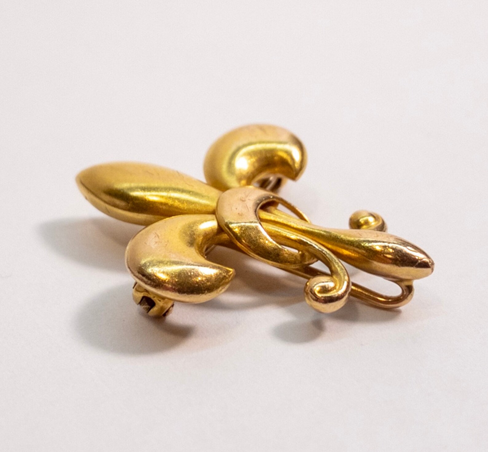 Antique Fleur-de-lis Pin in 18kt Gold - Etsy UK