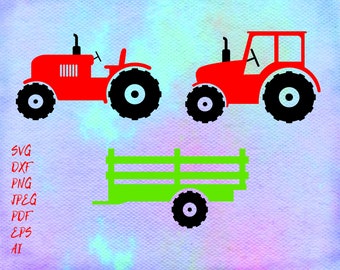 Download Free Old Tractor Etsy SVG Cut Files