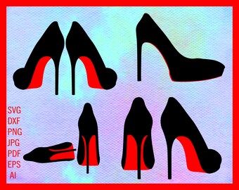 High Heel Svg Etsy