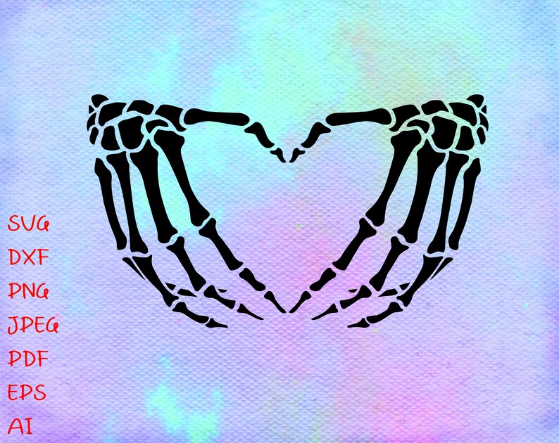 Download Skeleton heart hands Skeleton hand skeleton svg heart svg ...