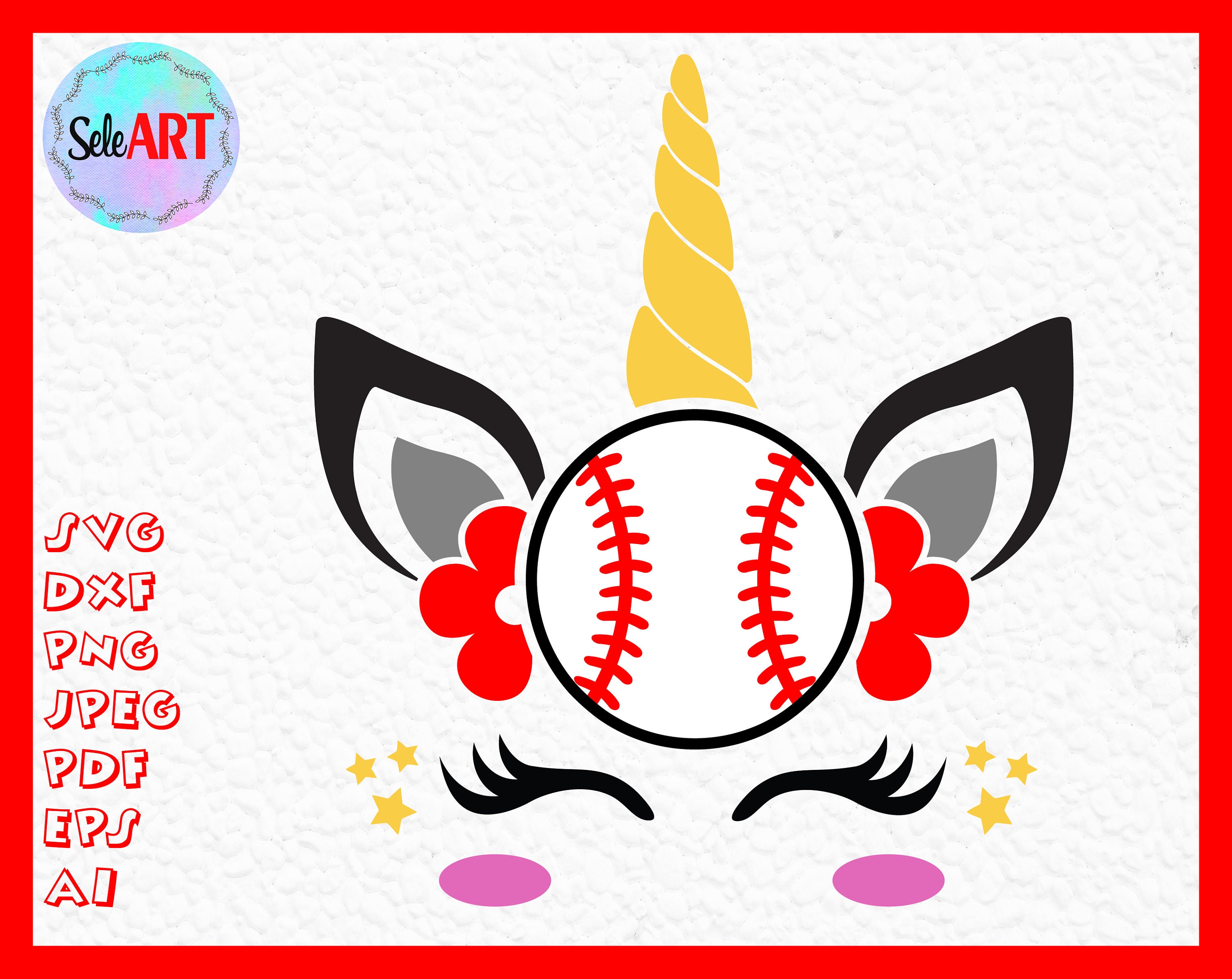 Download Unicorn svgunicorn svg unicorn eyelashes unicorn Baseball ...