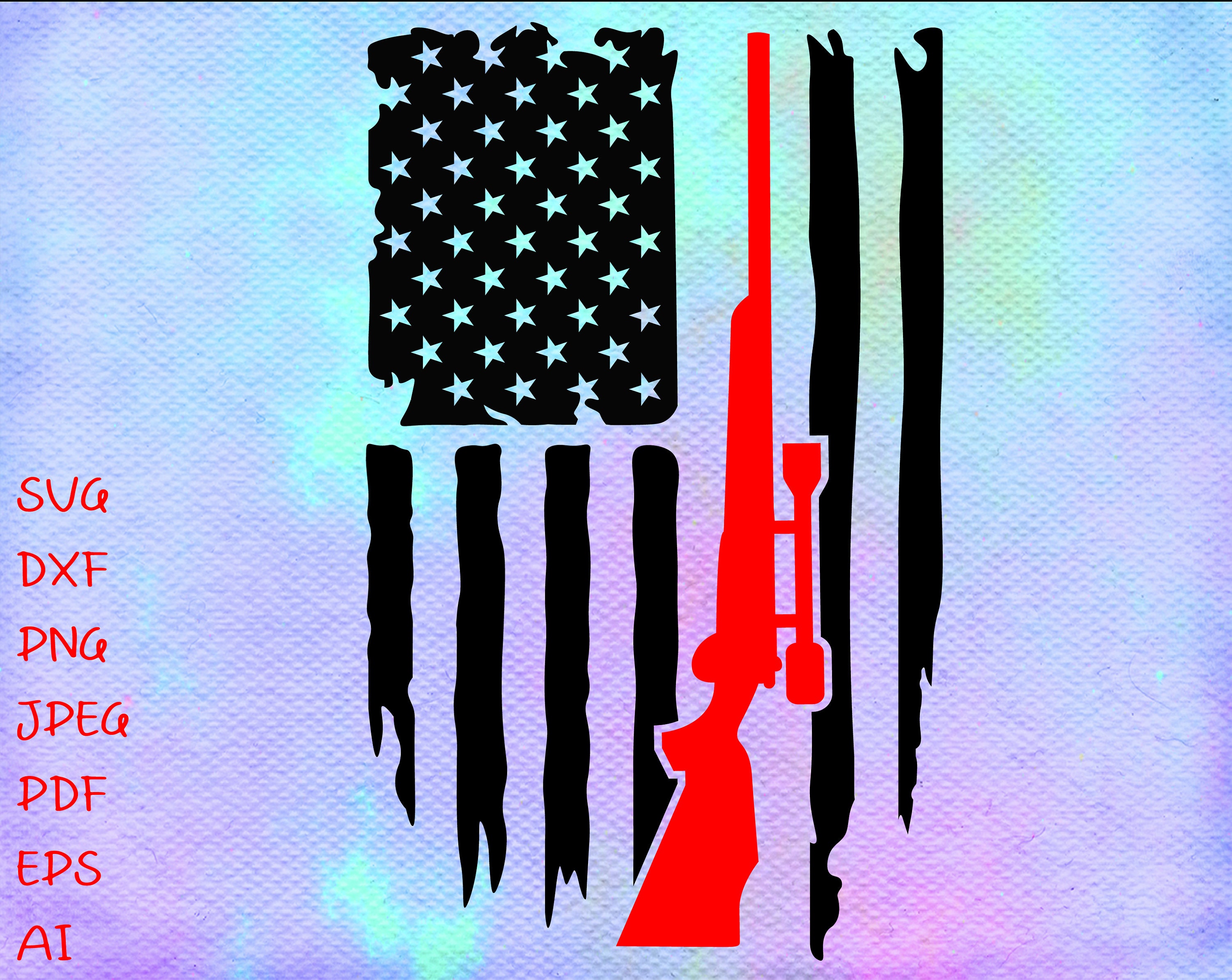 Download Hunting svgamerica flag svg gun flag svg hunting american ...