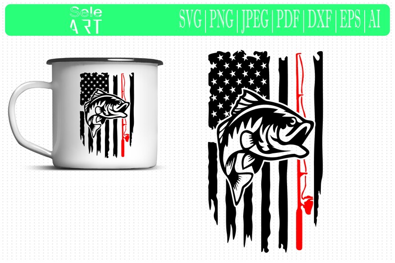 Free Free 228 Fishing Pole Flag Svg SVG PNG EPS DXF File