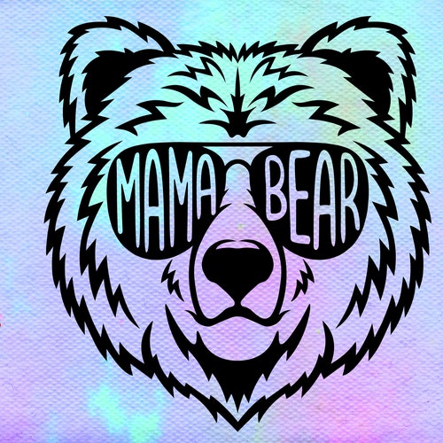 Mama Bear SVG Mama Bear Face SVG Mommy SVG Mom to Be Svg - Etsy
