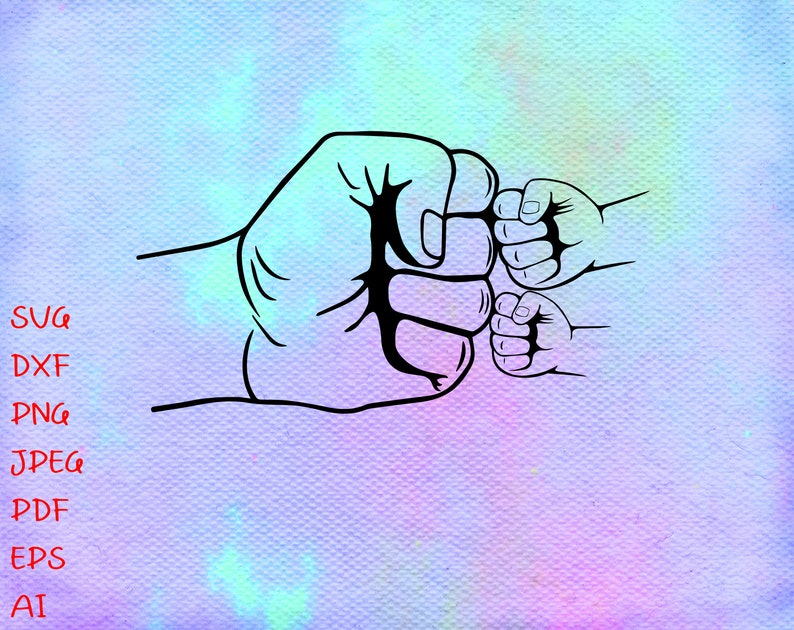 Free Free 283 Dad And Son Fist Bump Svg SVG PNG EPS DXF File