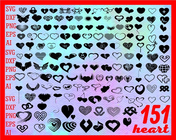 Download Heart Svg Valentine Heart Svg Heart Outline Svg Heart Svg Etsy