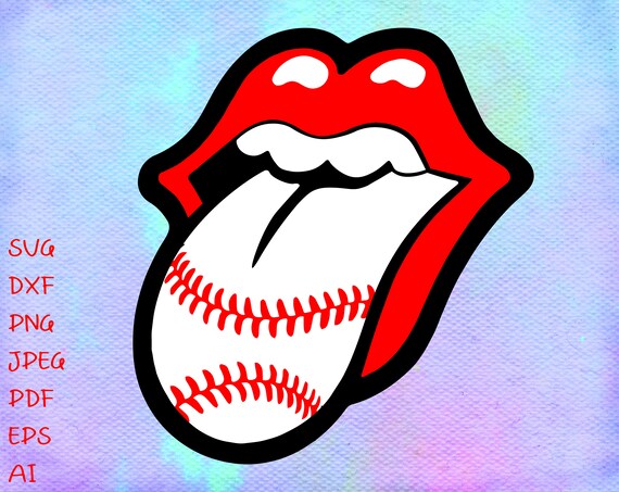 Download Luscious Lips With Tongue and baseball svg Lips and Tongue ...