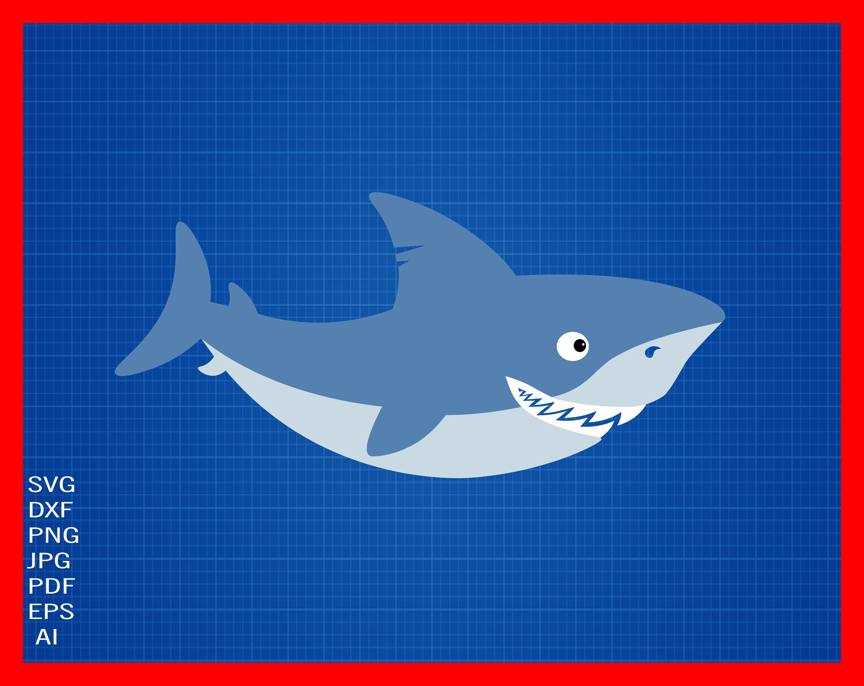 Download Baby Shark Boy Svg Baby Shark Clipart Family Shark Digital Etsy