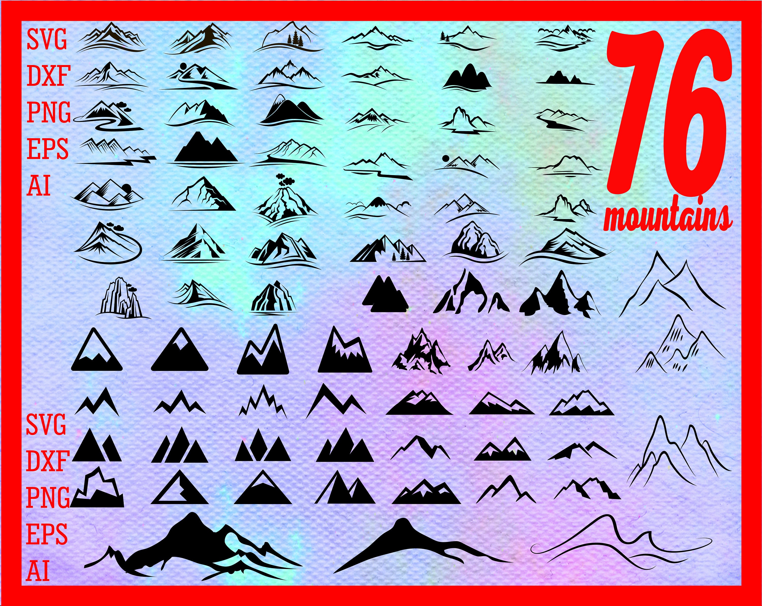Free Free 66 Mountain Svg Etsy SVG PNG EPS DXF File