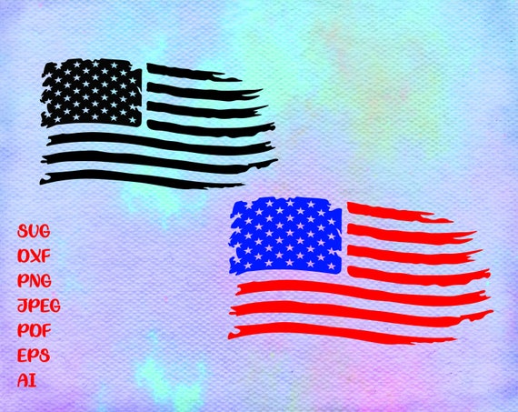 Download Distressed American Flag svg distressed american flag | Etsy