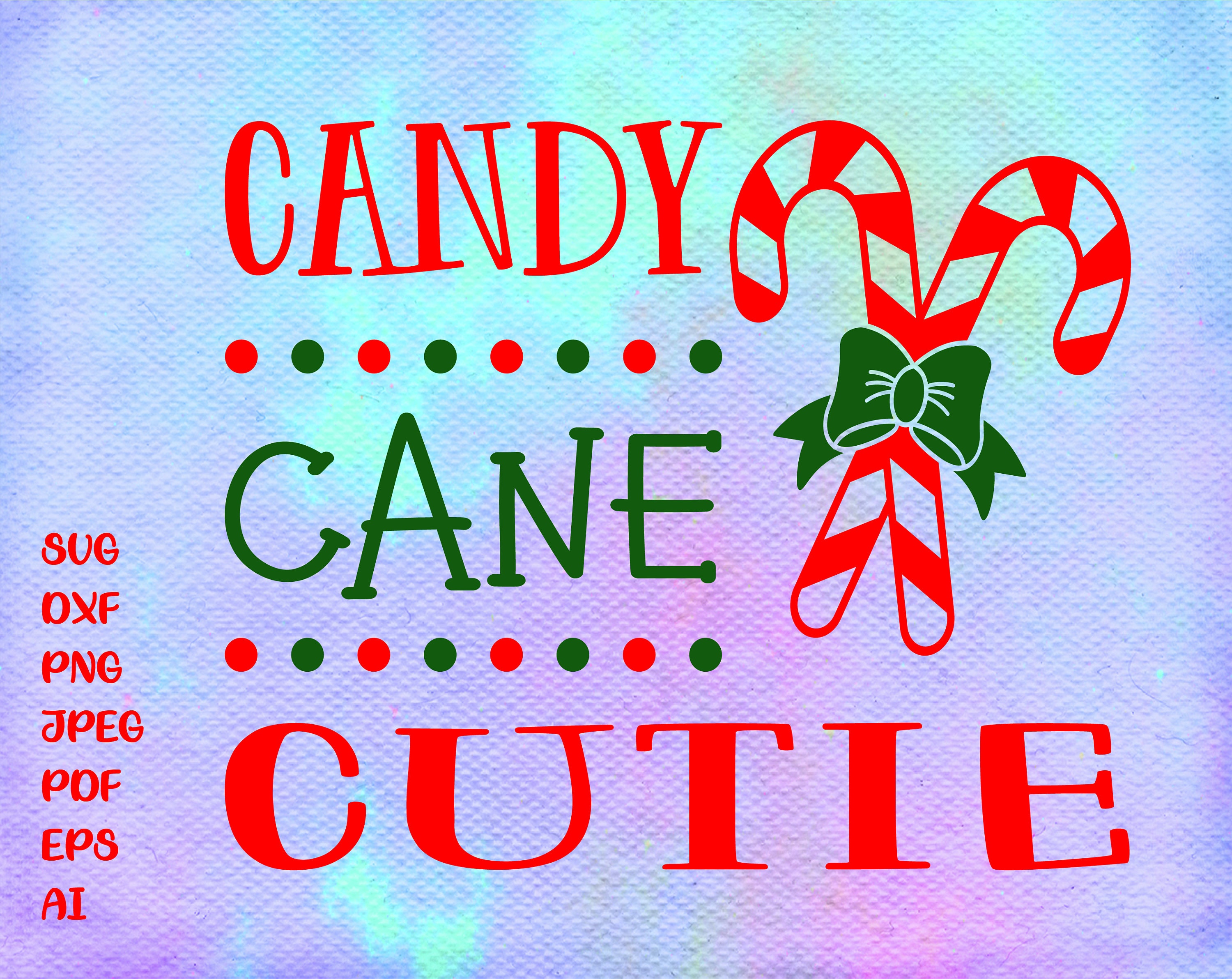 Download Candy Cane Cutie SVG Christmas Cut File Toddler Girl ...