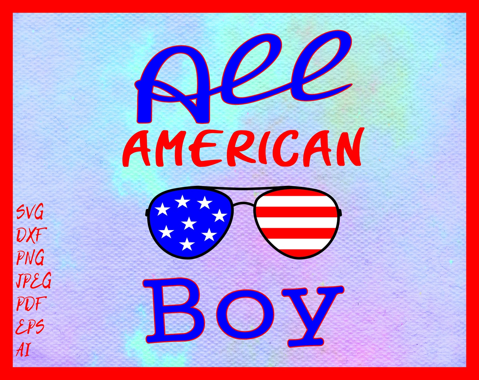 All American Boy svg All American Boy digital clipart files | Etsy