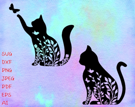 22+ Cat Playing Silhouette Svg Pics