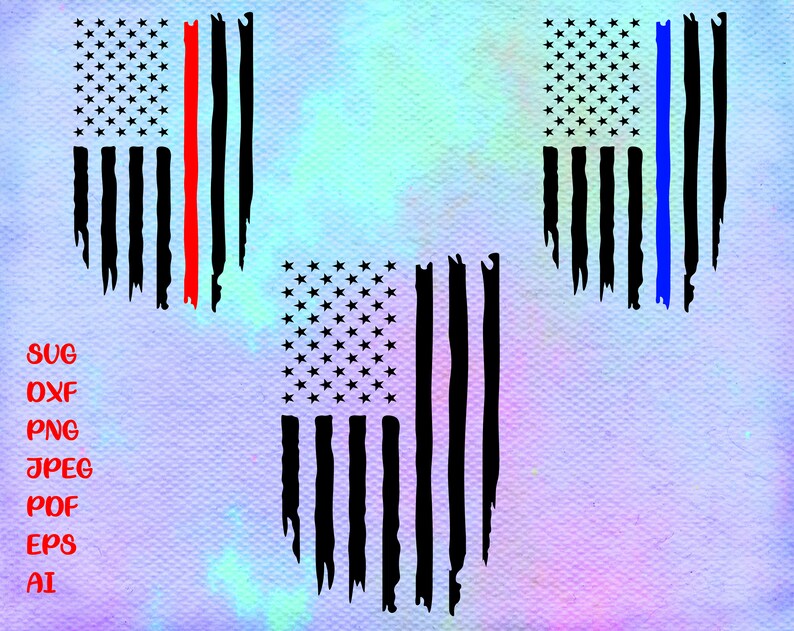 Download USA flag svg Fireman Distressed Flag Svg Thin Blue Line ...