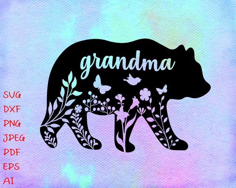 Download Grandma bear svg files Grandma bear svg Bear svg Grandma ...