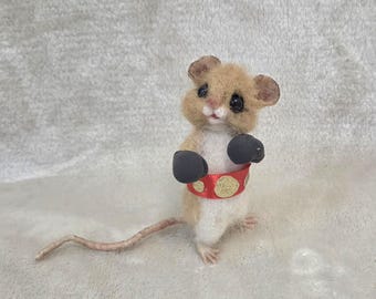 Needle felted mice animals ooak handmade