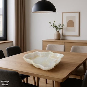 Natural Onyx Stone Bowl - Statement Home Decoration