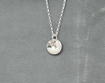 Silver Luna pendant