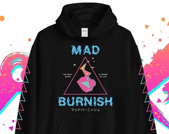 Mad Burnish Hoodie DS, Promare Hoodie, We must burn in order to live, Galo Thymos, Lio Fotia, Japanese Anime, Cosplay, Movie, shirt, Manga