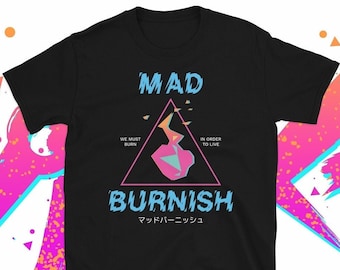 Mad Burnish shirt, Promare shirts, We must burn in order to live, Galo Thymos, Lio Fotia, Japanese Anime, Cosplay, Movie, Promare Tees,Manga