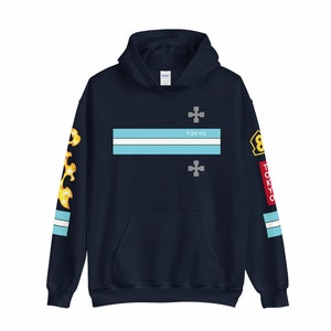Anime Hoodie, Fire Hoodie, Manga Hoodie, Japanese Hoodie, Shirt, Trendy Anime Gifts, Cosplayer, Costume gift, image 2
