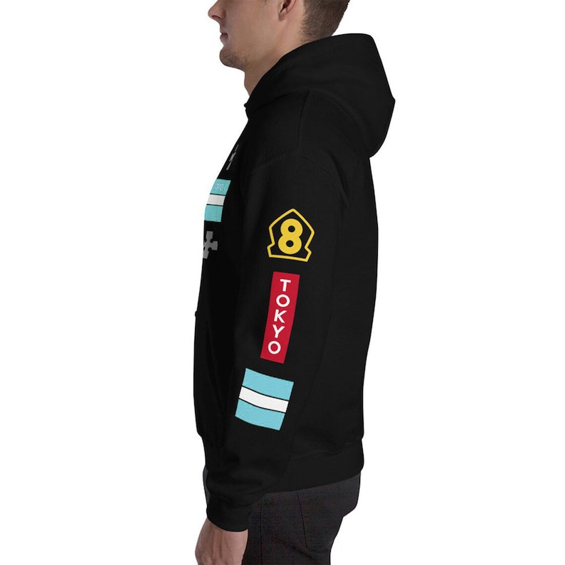 Anime Hoodie, Fire Hoodie, Manga Hoodie, Japanese Hoodie, Shirt, Trendy Anime Gifts, Cosplayer, Costume gift, image 4