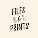 FilesandPrints store logo
