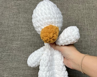 Duck Snuggler | Duck Lovey | Derbie the Duck | Crochet Duck