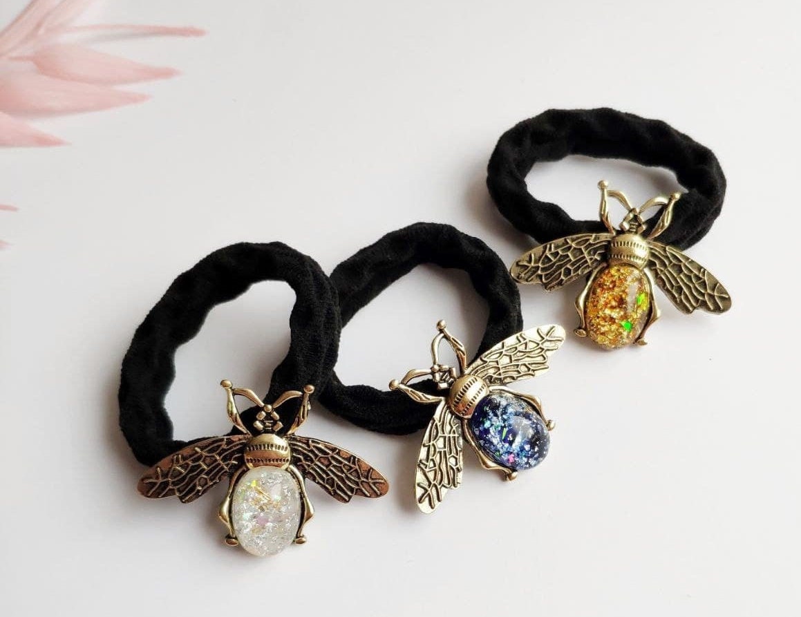 Bee Hair Clip Gold. Vintage Bee Hair Clip. Etsy