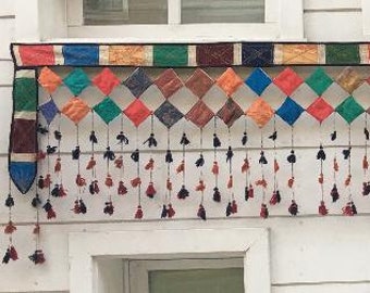 Vintage Uzbek Wall Hanging 316x63 cm 124&#39; x 25&#39; FREE SHIPPING