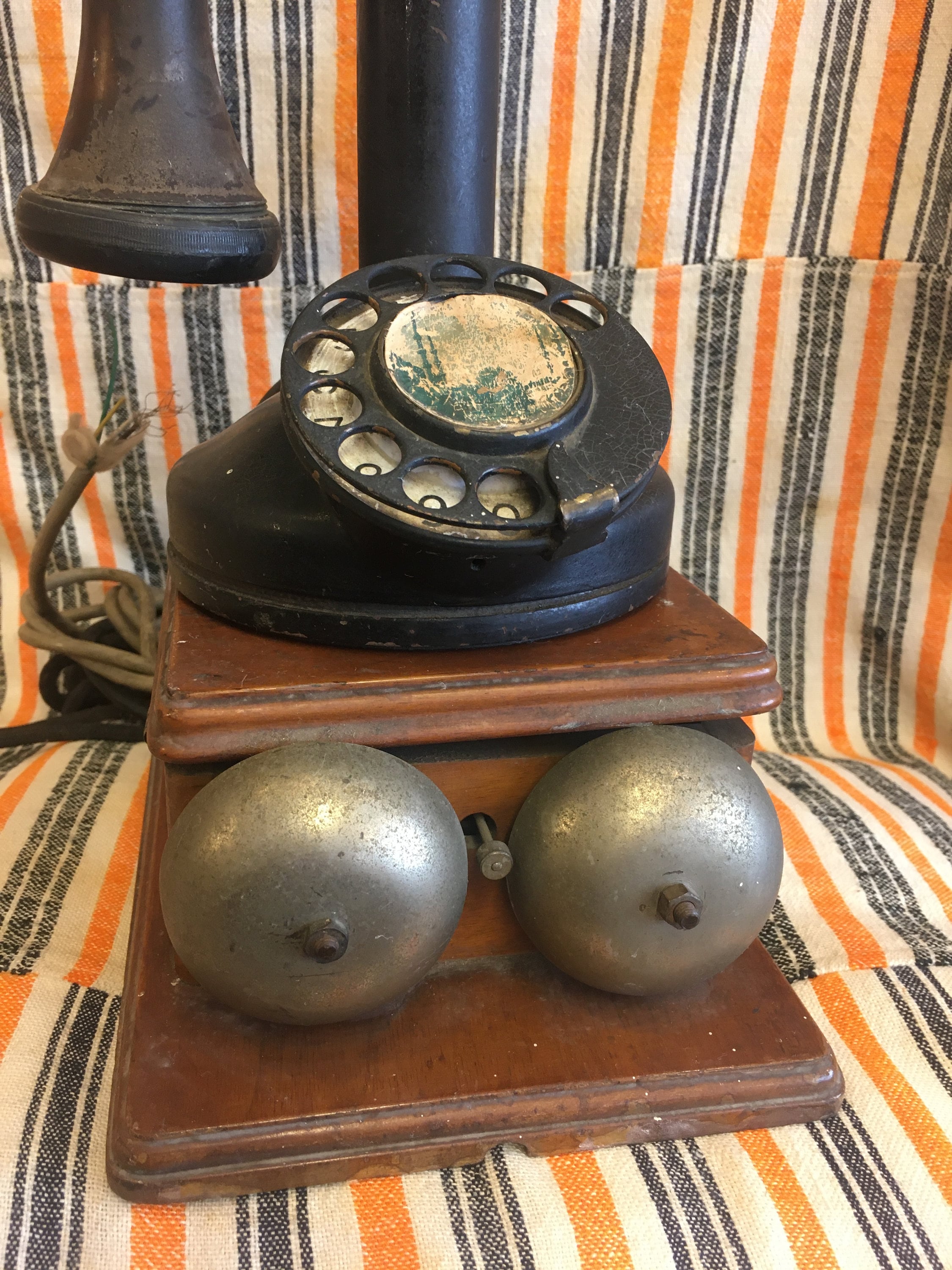 Antique Telephone Very Rare and Good Condition Orginal Vintage