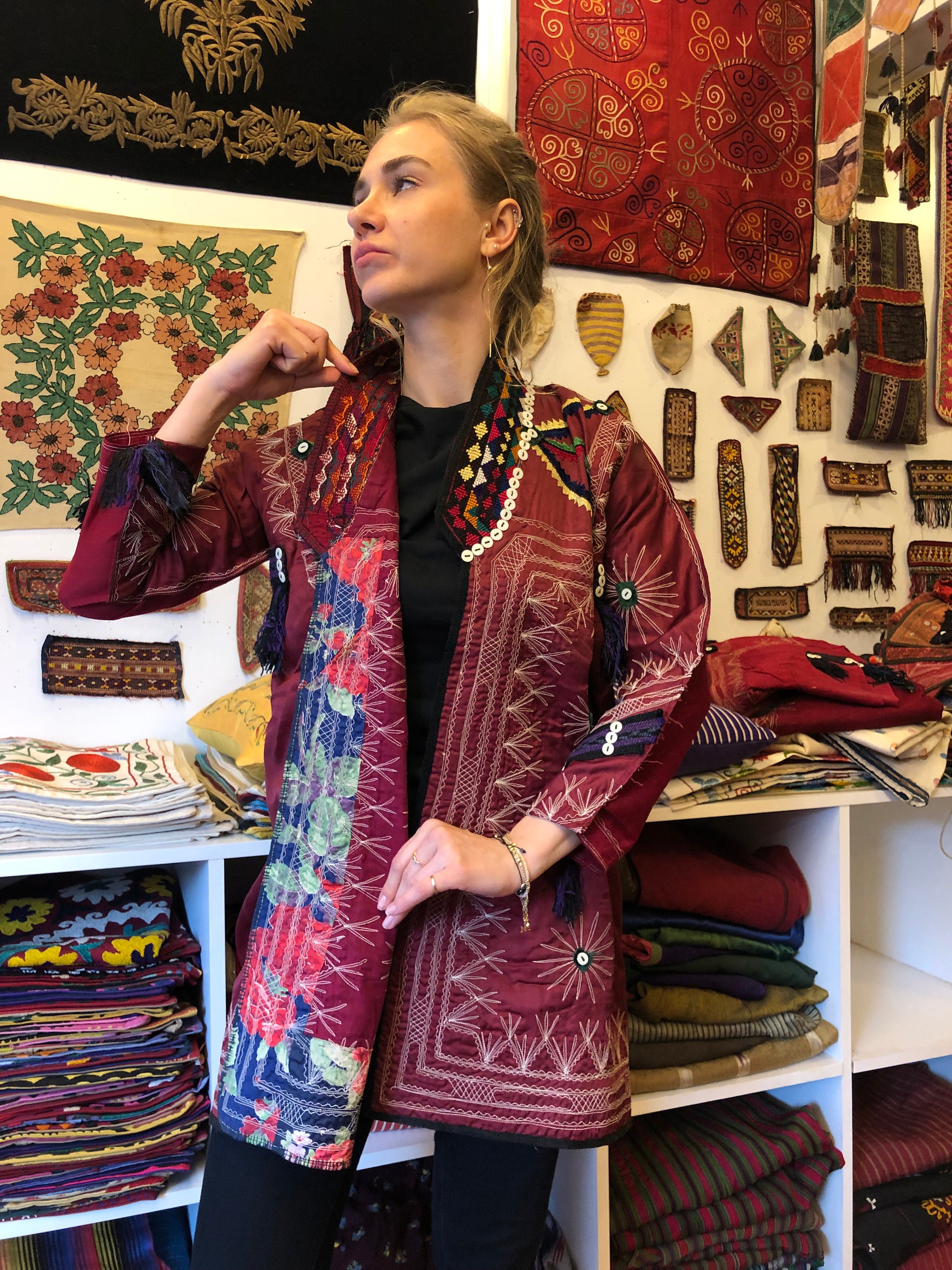 Vintage Afganistan Traditional Clothing Handmade Silk - Etsy