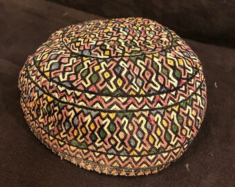 Antique Turkmen HAT from Yomud and Tekke Tribe , Central Asian Child Hat, FREE Shipping