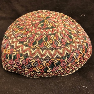 Antique Turkmen HAT from Yomud Tribe , Central Asian Child Hat. FREE Shipping