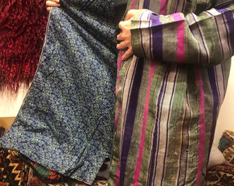 Vintage UZBEK Traditional Clothing Handmade Costum 160x120 cm 63' x 47' FREE SHIPPING
