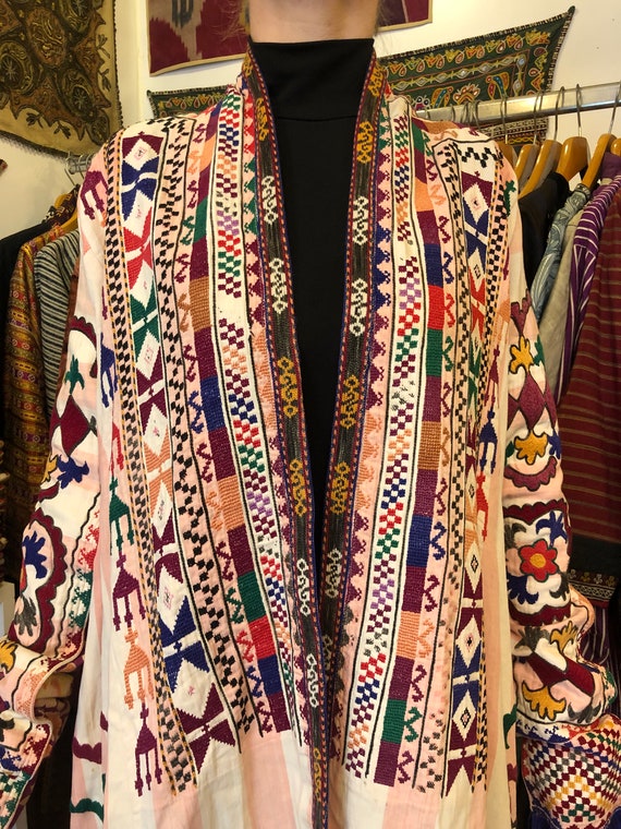 Vintage UZBEKİSTAN Traditional Clothing Handmade Costum