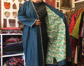 Vintage UZBEK Traditional Clothing Handmade Costum 160x120 cm 63' x 47' FREE SHIPPING