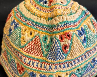 Antique Silk Embroideri Turkish Anatolian Hat , - Etsy display picture 3