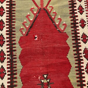 Fragment antique de kilim anatolien image 4