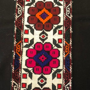 Wintage silk embroidery lakai tecnic from uzbekistan tradition band wall hanging , 182 X 18 cm 72&#39;x 07 &#39;