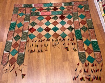 Antique Uzbek Wall Hanging 180x160 cm 71&#39; x 63&#39; FREE SHIPPING