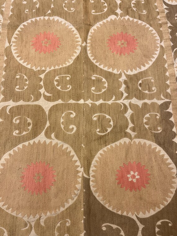 Vintage Suzani Samarkand Cotton Handmade Table Cover