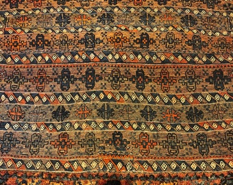 Tapis bahtiyari kurde antique en pure laine, teintures naturelles.
