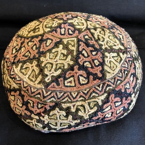 Antique Handmade Turkmen Yamut Hat FREE SHIPPING