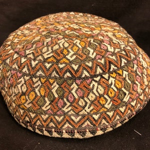 Antique Turkmen HAT from Yomud Tribe , Central Asian Child Hat. FREE Shipping