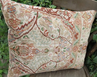 Antique Anatolian Handmade Rug Pillow 50x40 cm 20' x 16' FREE SHIPPING