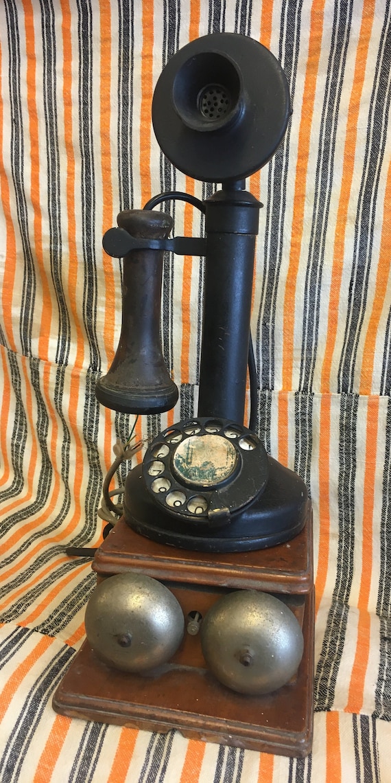 Antique Telephone Very Rare and Good Condition Orginal Vintage