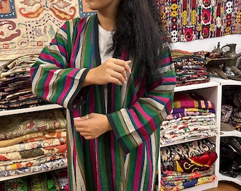 Vintage UZBEK Traditional Clothing Handmade Costum 160x120 cm 63' x 47' Free shipping