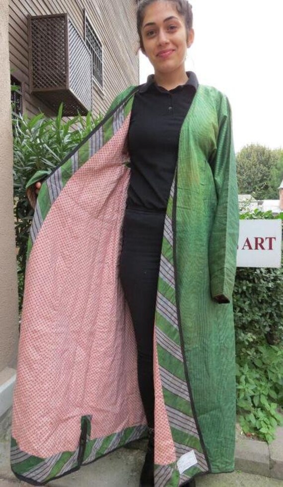 Antique Tribal Silk Kaftan 170x135 cm 67' x 53' FR